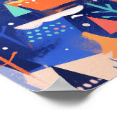 Poster Colorful Abstract Christmas Tree (Coin)