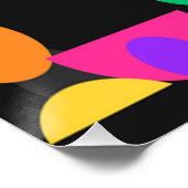 Poster Colorful Abstract Geometric Shapes Pattern – Moder (Coin)