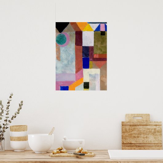 Poster Colorful Architecture (Cuisine)