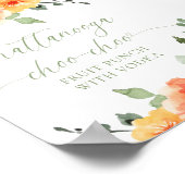 Poster Colorful bright floral fruit punch (Coin)