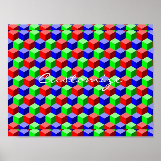 Poster Colorful Building Block Thunder_Cove (Devant)