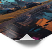 Poster colorful butterfly (Coin)