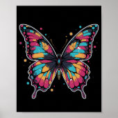 Poster Colorful Butterfly Illustration (Devant)