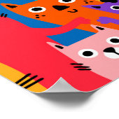 Poster Colorful cats (Coin)