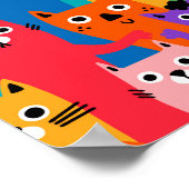 Poster Colorful cats (Coin)