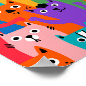 Poster Colorful cats (Coin)