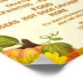 Poster Colorful Custom FALL FESTIVAL Circulaire Publicité (Coin)