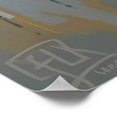 Poster Colorful Dog Portrait – Vibrant Abstract Pet Art (Coin)