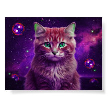 Colorful Feline Wall Art for Cat Lovers