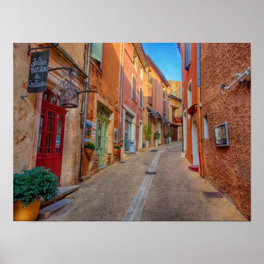 Poster Colorful Hillside (Devant)