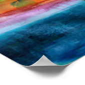 Poster Colorful Horse Runin Water (Coin)