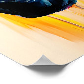 Poster Colorful Horses Vibrant Art (Coin)