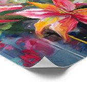 Poster Colorful Hummingbird Modern Art (Coin)