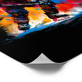 Poster Colorful Ice Hockey  (Coin)