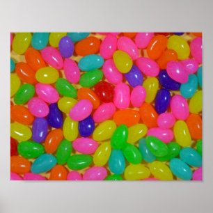 Poster Colorful jellybean candy