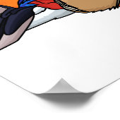 Poster Colorful mandarin duck (Coin)