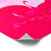 Poster Colorful Moderne Fluid Art Pour Peindre Cellules (Coin)