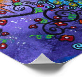 Poster Colorful Peacock (Coin)