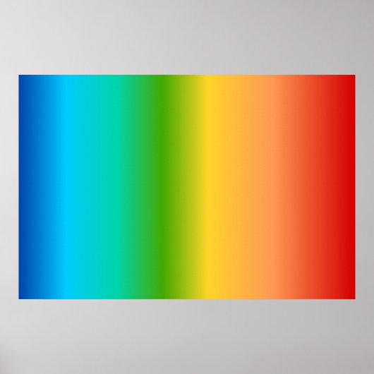 Poster Colorful Rainbow color gradient (Devant)