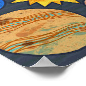 Poster Colorful Solar System (Coin)