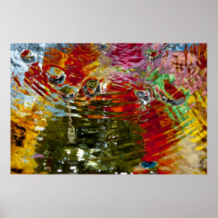 Poster Colorful Waters Abstract Photography