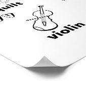 Poster Colorier le diagramme alphabétique à l'affiche cou (Coin)