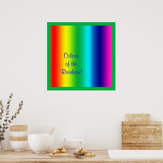 Poster Colors de Rainbow (Cuisine)
