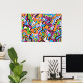 Poster "Colorscape" 28x20 (Bureau à domicile)