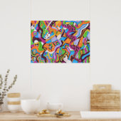 Poster "Colorscape" 28x20 (Cuisine)