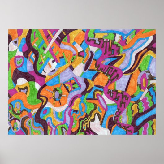 Poster "Colorscape" 28x20 (Devant)