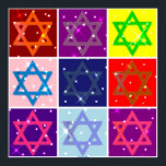 POSTER COLOSSAL (STARS JEWISH POP ART)<br><div class="desc">Poster De Chanukah De Taille Énorme. Disponible en différentes tailles. Commande avec un cadre à la partition personnalisée. Beaucoup de cadres et de matchs à choisir. Idéal pour la décoration et les cadeaux de vacances. Profitez de vos vacances !</div>