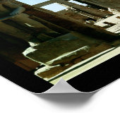 Poster Colosses Ramesses II et Pylon d'Amenophis (Coin)