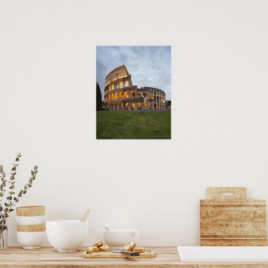Poster Colosseum à Rome (Cuisine)