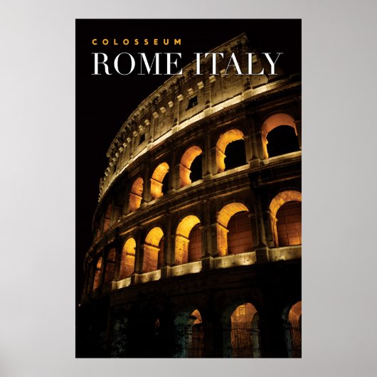 Poster colosseum rome italie (Devant)