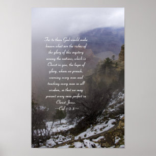 Poster Colossiens 1:2-3