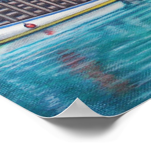 Poster Colours of Quidi Vidi, Newfoundland by Lisa Lorenz (Coin)