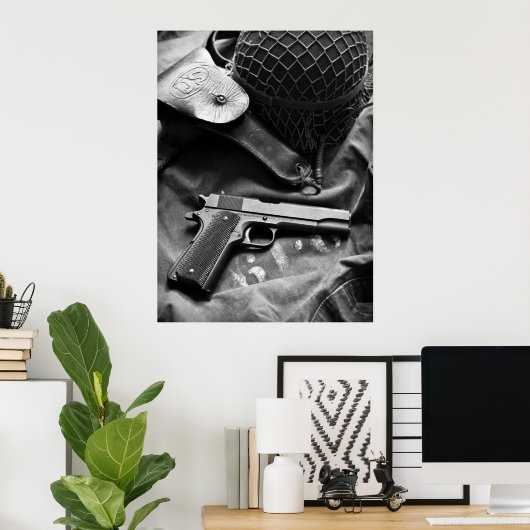 Poster colt 1911A1 (Bureau à domicile)