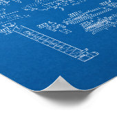 Poster Colt Bois Brevet d'arme à feu - Plan directeur (Coin)