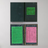 Poster Colton's Railroad and County Map, États-Unis (Devant)