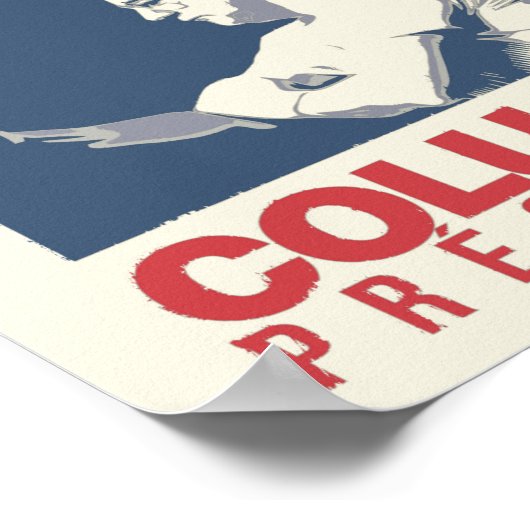 Poster Coluche Président (Coin)