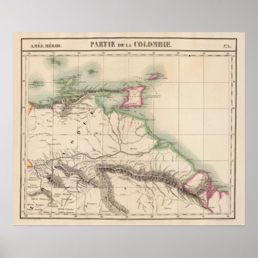 Poster Columbia, Amérique du Sud 3 (Devant)