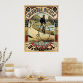Poster COLUMBIA BICYCLE c. 1890 (Cuisine)