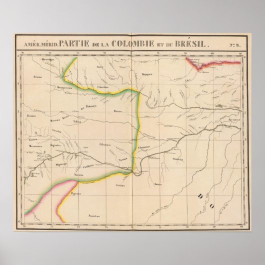 Poster Columbia, Brésil (Devant)