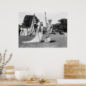 Poster Columbia et Lady Liberty, 1919 (Cuisine)