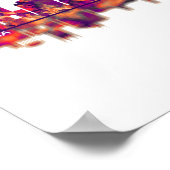 Poster Columbia Missouri Skyline (Coin)