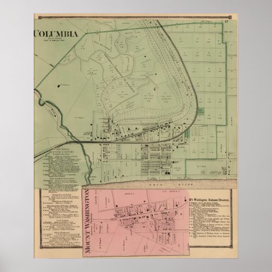 Poster Columbia, Ohio 2 (Devant)