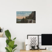 Poster Columbia River (Oregon) (Bureau à domicile)