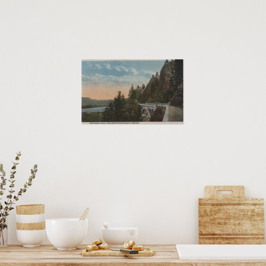 Poster Columbia River (Oregon) (Cuisine)