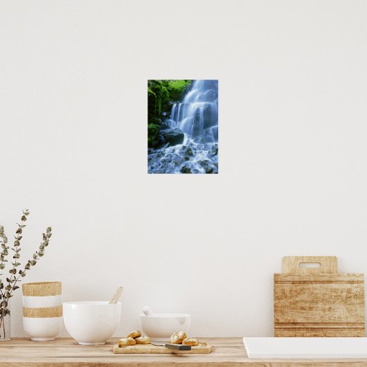 Poster Columbia River Waterfall Fine Photo (Cuisine)