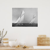 Poster Columbia & Shamrock 1898 (Cuisine)